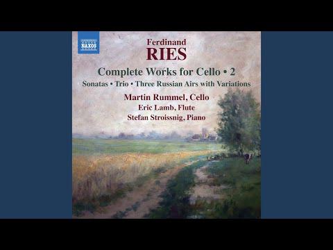 Preview image for the video "3 Airs russes variés, Op. 72 (Version for Cello &amp; Piano)".